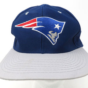 New England Patriots Logo Hat Navy Blue VGUC